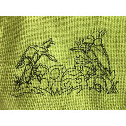 Stickdatei - Ostermorgen 2 Doodle